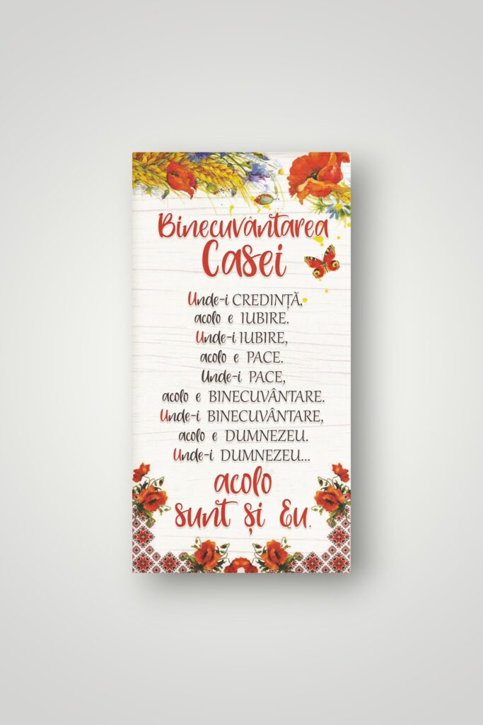 APLICE LEMN - BINECUVANTAREA CASEI