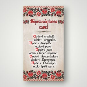 APLICE LEMN - BINECUVANTAREA CASEI - TRADITIONAL