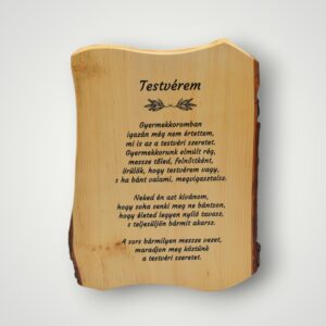 TABLOU LEMN - TESTVEREM
