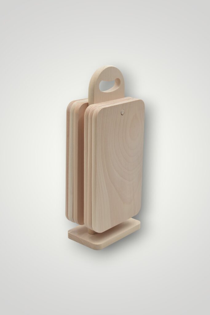 SET TOCATOARE LEMN CU SUPORT