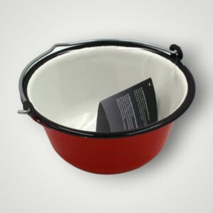 CEAUN METAL 0,8L - ROSU CU ALB