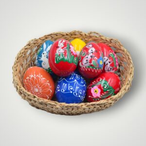 OUA LEMN VOPSITA - MARE