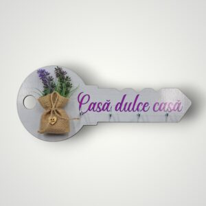 SUPORT CHEI LEMN - LAVANDA