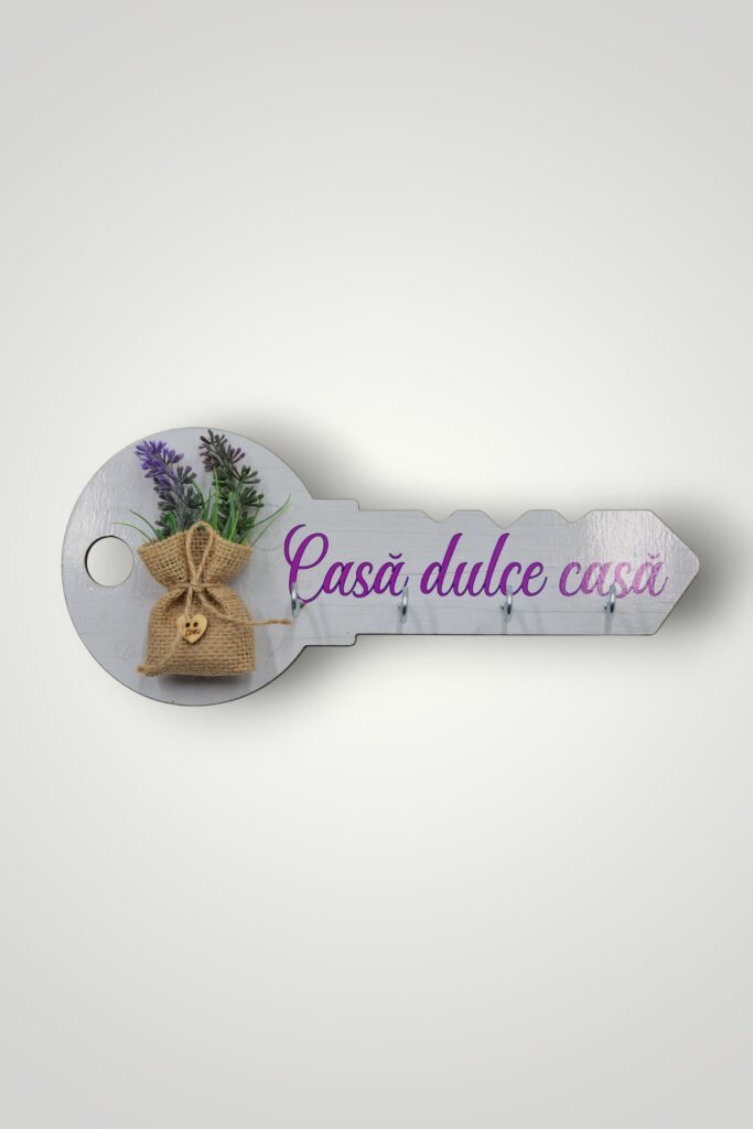 SUPORT CHEI LEMN - LAVANDA