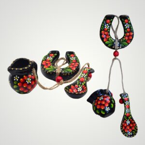 SET CERAMICĂ - POTCOAVĂ NEAGRĂ