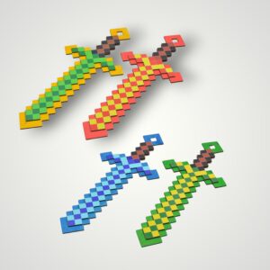 SABIE LEMN MINECRAFT - MICA