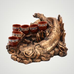 ORNAMENT PESTE CU 6 CESTI - AURIU