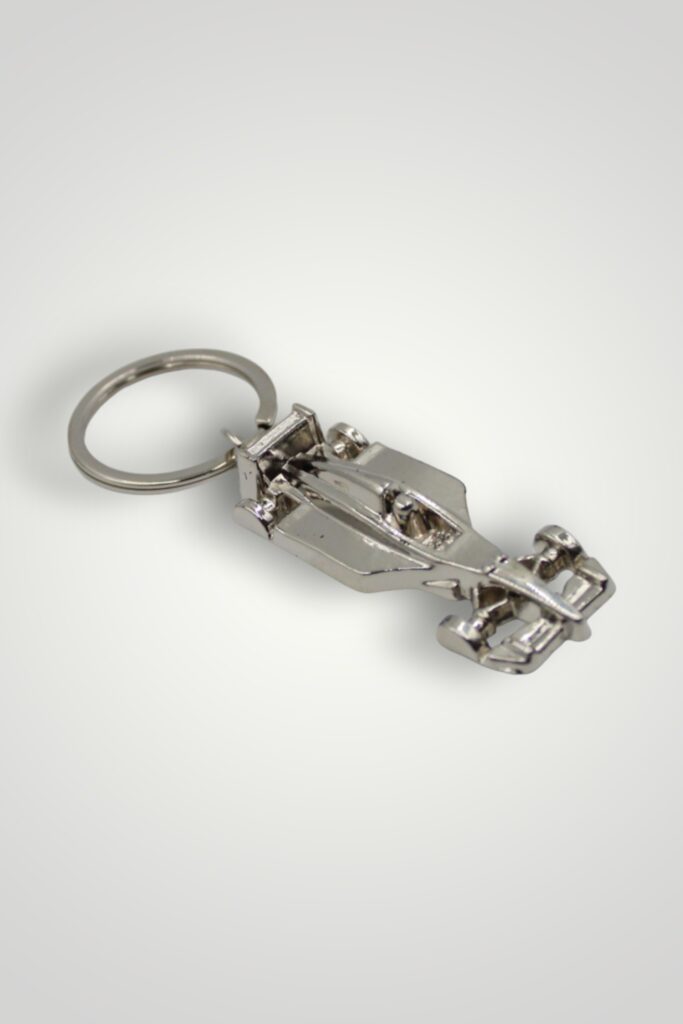 BRELOC CHEI METAL - MAȘINĂ DE CURSĂ