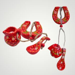 SET CERAMICĂ - POTCOAVĂ ROȘIE
