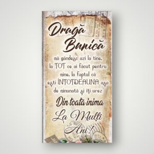APLICE LEMN - DRAGA BUNICA