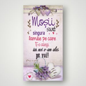 APLICE LEMN - MOSII SUNT SINGURA FAMILIE