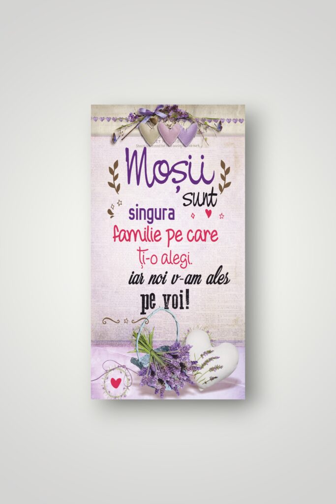 APLICE LEMN - MOSII SUNT SINGURA FAMILIE