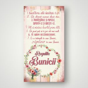 APLICE LEMN - REGULILE BUNICII