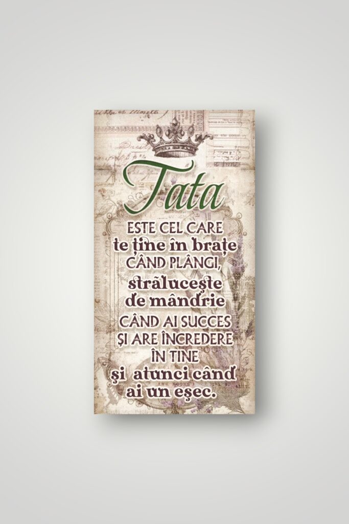 APLICE LEMN - TATA ESTE CEL CARE