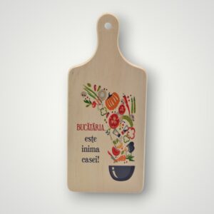 TOCATOR LEMN - BUCATARIA ESTE INIMA CASEI