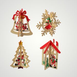 ORNAMENT LEMN PENTRU POM DE CRACIUN