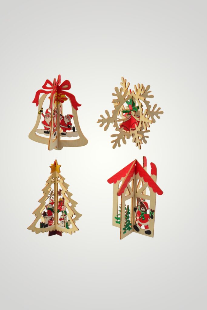 ORNAMENT LEMN PENTRU POM DE CRACIUN