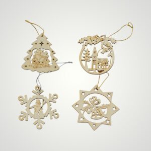 ORNAMENT LEMN PENTRU POM DE CRACIUN