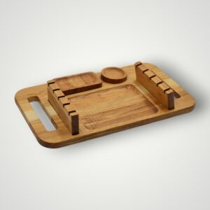 PLATOU LEMN CU SUPORT FRIGARUI