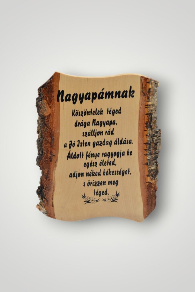 TABLOU LEMN - NAGYAPAMNAK