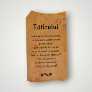 TABLOU LEMN - TATICULUI