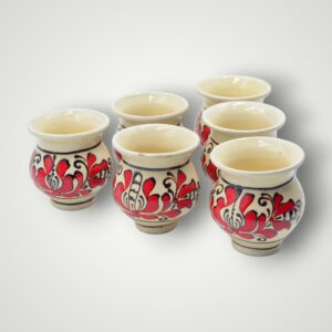 SET CESTI 6 BUCATI - ROSU