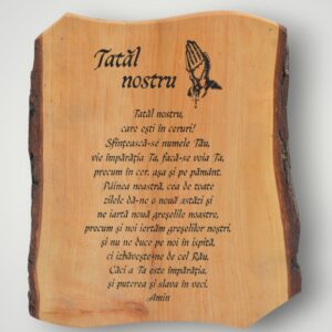 TABLOU LEMN - TATAL NOSTRU