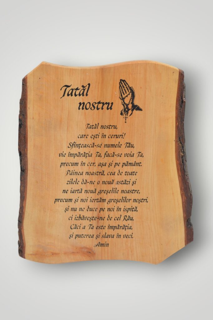 TABLOU LEMN - TATAL NOSTRU