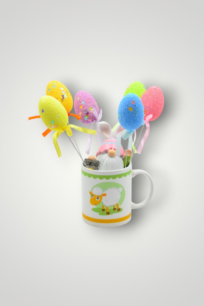 SET CANA CU DECORATIUNI PASTE