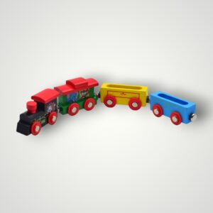 TREN LEMN CU MAGNET