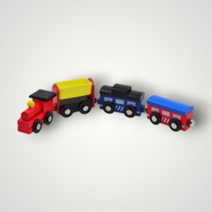 TREN LEMN CU MAGNET