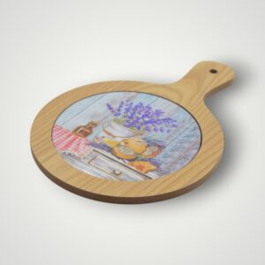 SUPORT VASE LEMN SI CERAMICA