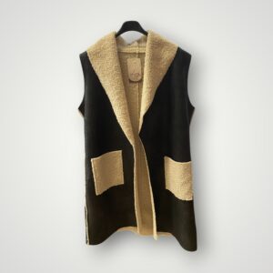 VESTA BLANA LUNGA - NEAGRA