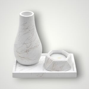 SET DECORATIUNE DE MASA - ALB