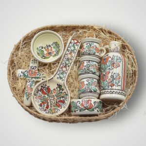 SET CADOU - SUVENIR CERAMICA - COLORAT