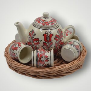 SET CADOU - TRADITIONAL - CEAINIC CU CESTI