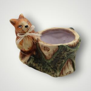 ORNAMENT ANIMALE - VEVERITA CU GHIVECI